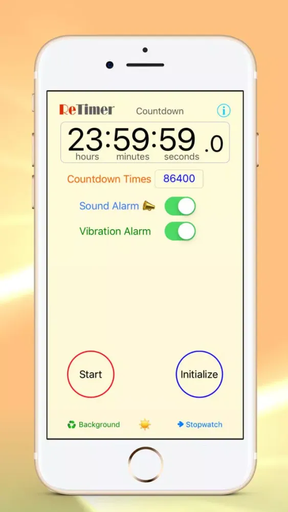 ReTimer - Countdown&Stopwatch سکرین شاٹس