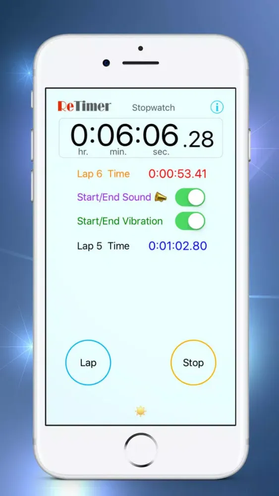ReTimer - Countdown&Stopwatch سکرین شاٹس