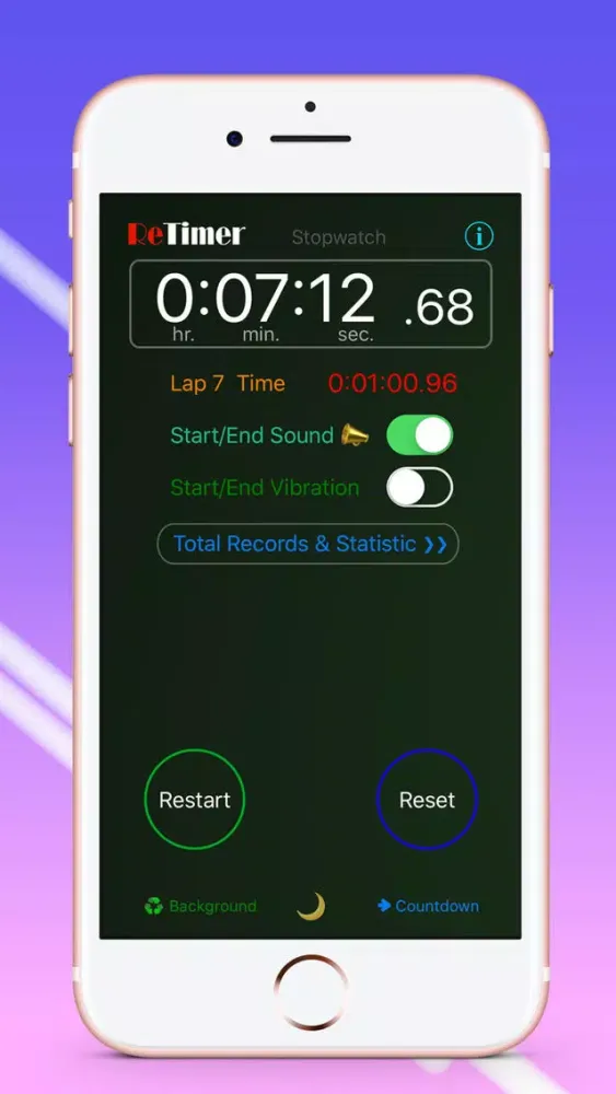 ReTimer - Countdown&Stopwatch سکرین شاٹس