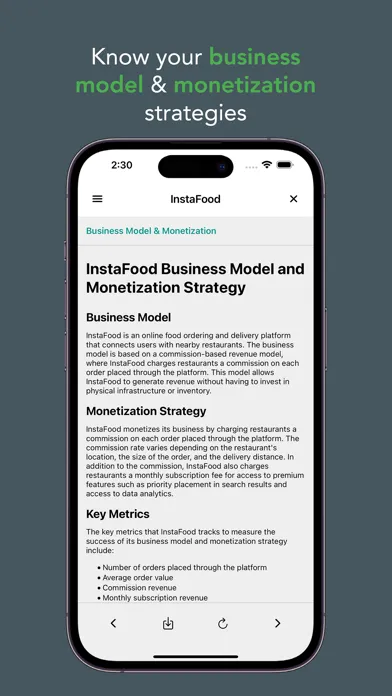 Capturas de tela do Startup AI: Idea Validator