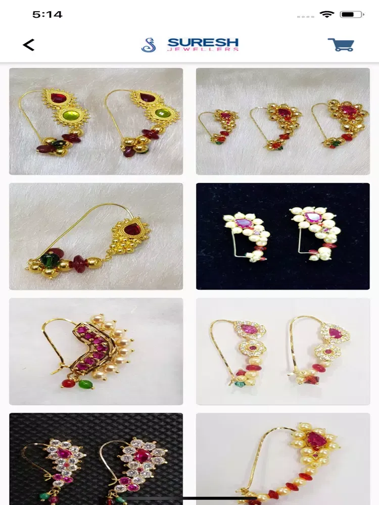 Tangkapan layar SureshJewellers iPad 