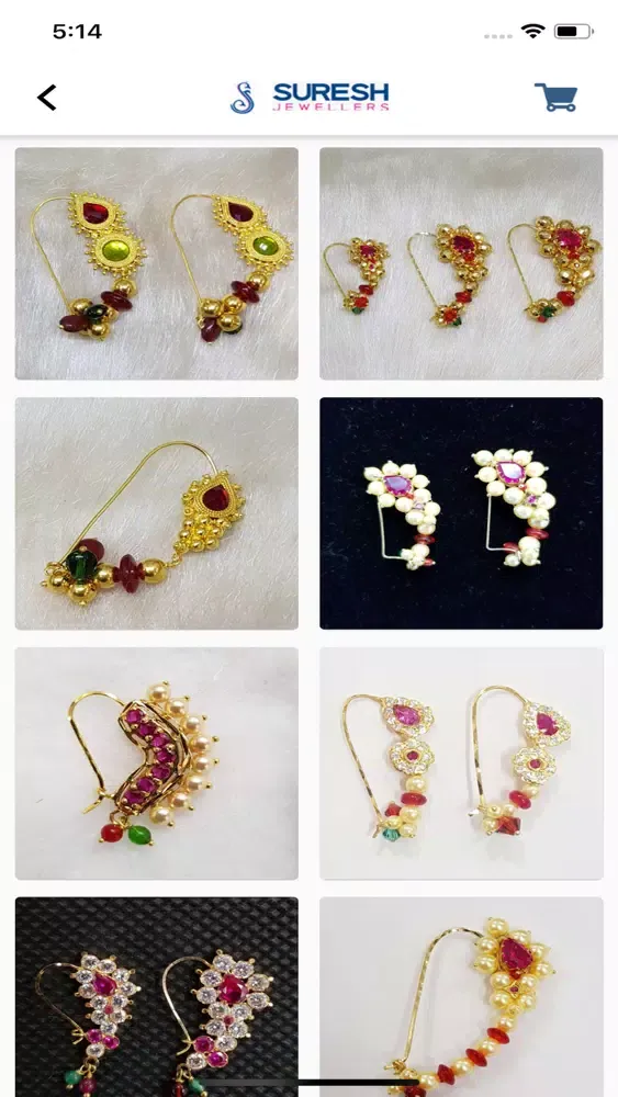 Tangkapan layar SureshJewellers