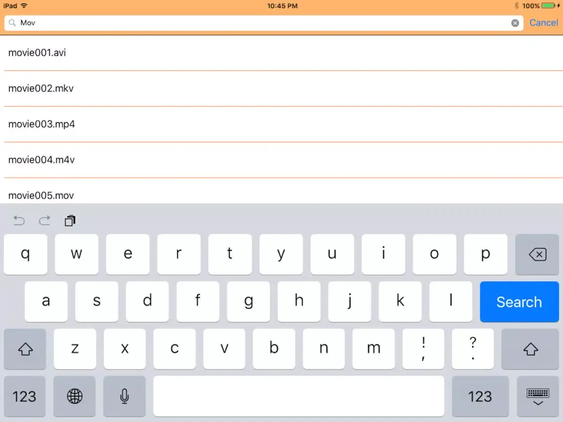 Capturas de tela do ezVideo - Free & Powerful Video Player Use Without Internet over Local Wifi iPad 
