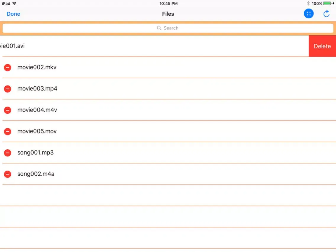 Capturas de tela do ezVideo - Free & Powerful Video Player Use Without Internet over Local Wifi iPad 