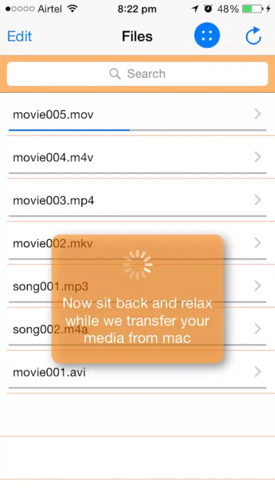 Capturas de tela do ezVideo - Free & Powerful Video Player Use Without Internet over Local Wifi