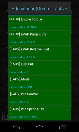 Tangkapan layar Advanced EX for KIA