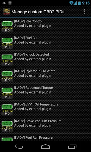 Tangkapan layar Advanced EX for KIA