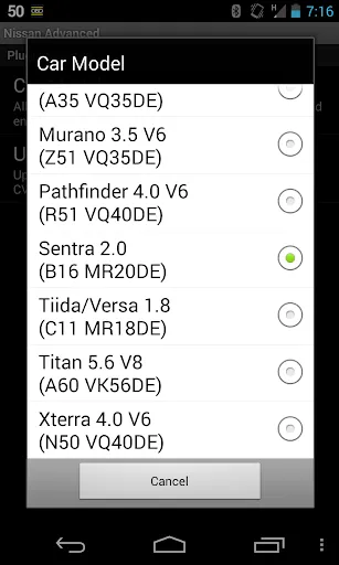 Capturas de pantalla de Advanced EX for NISSAN