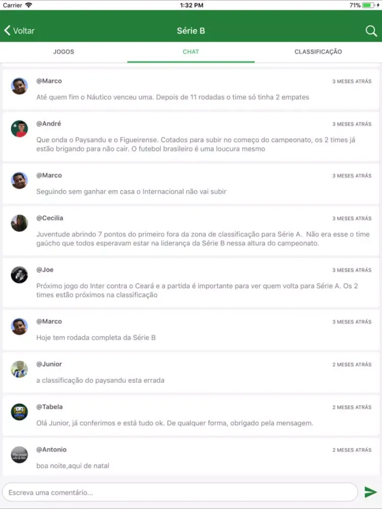Torcedor Online iPad  Ekran Görüntüleri