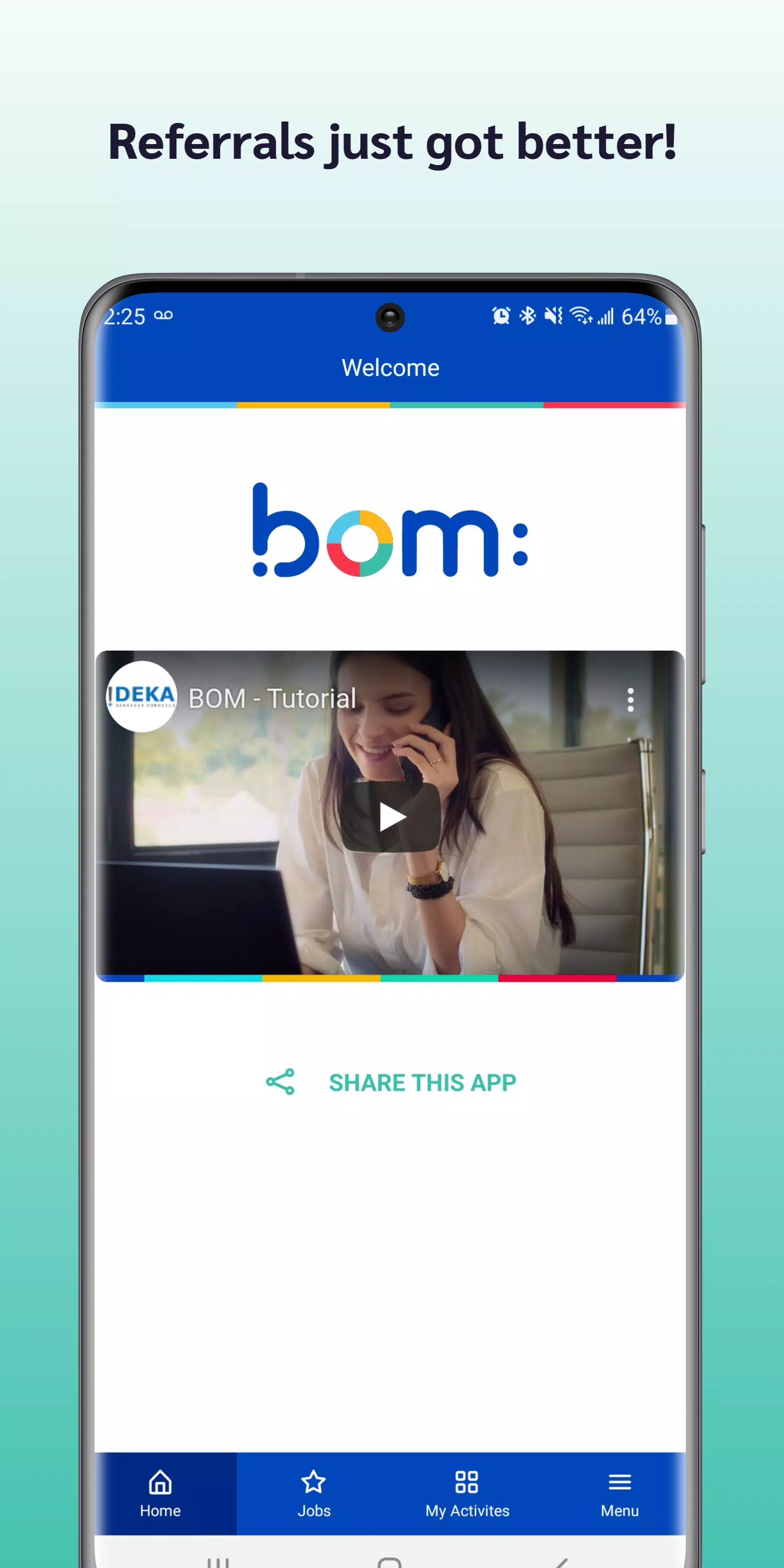 BOM app Screenshots