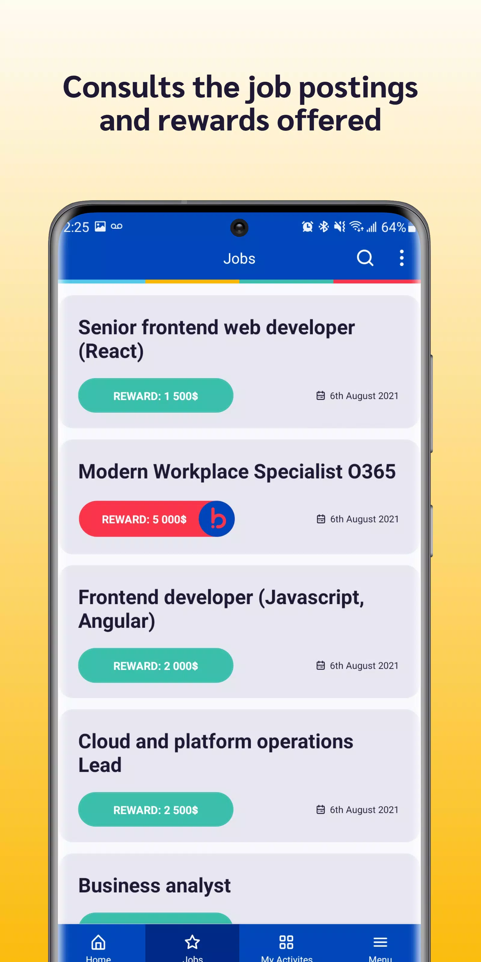 BOM app Screenshots