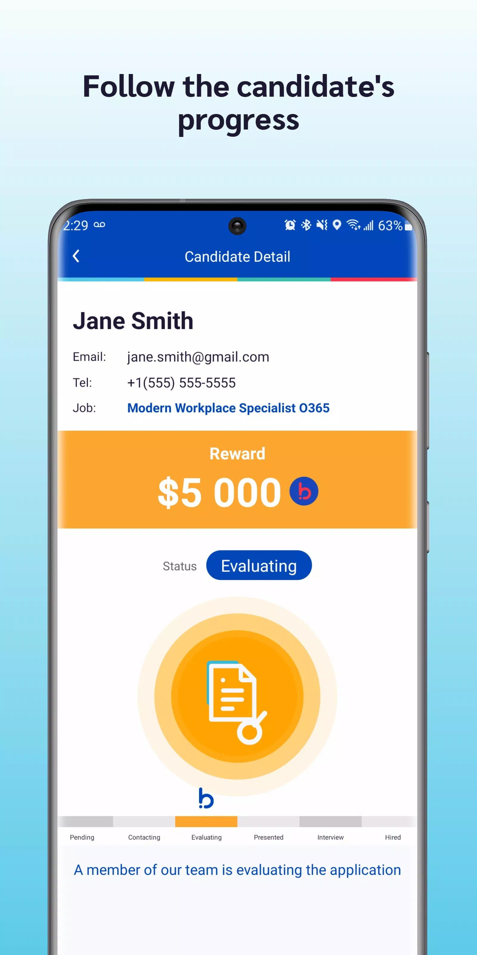 BOM app Screenshots