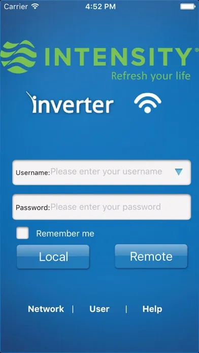 Zrzuty ekranu IntensityWifi