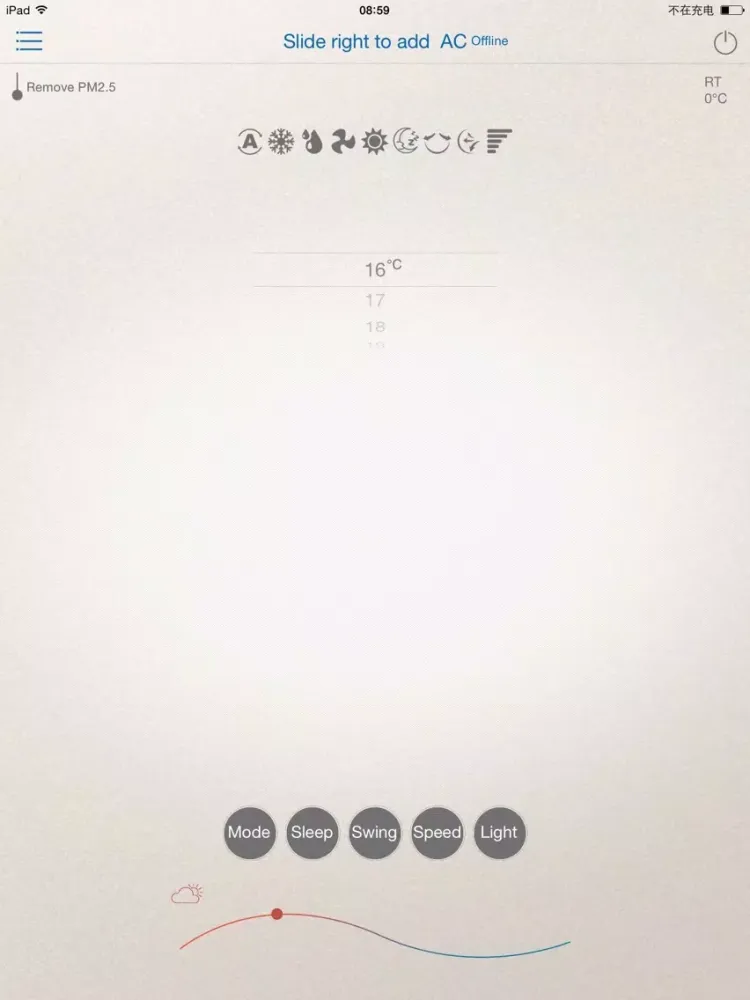Mabe air conditioner iPad  Ekran Görüntüleri
