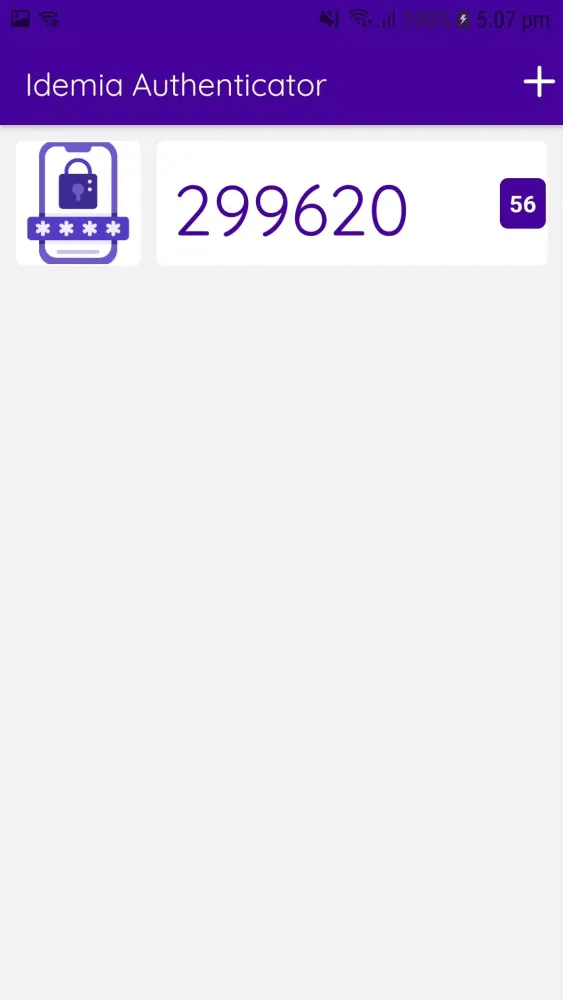 IDEMIA Authenticator App Screenshots