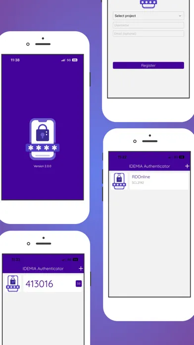 IDEMIA Authenticator App應用截圖