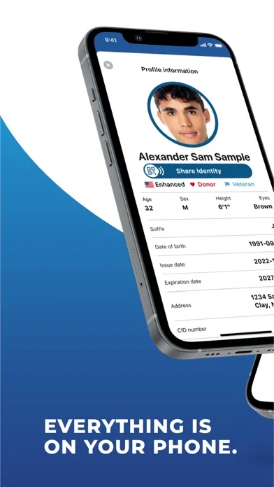 Ảnh chụp màn hình của New York Mobile ID