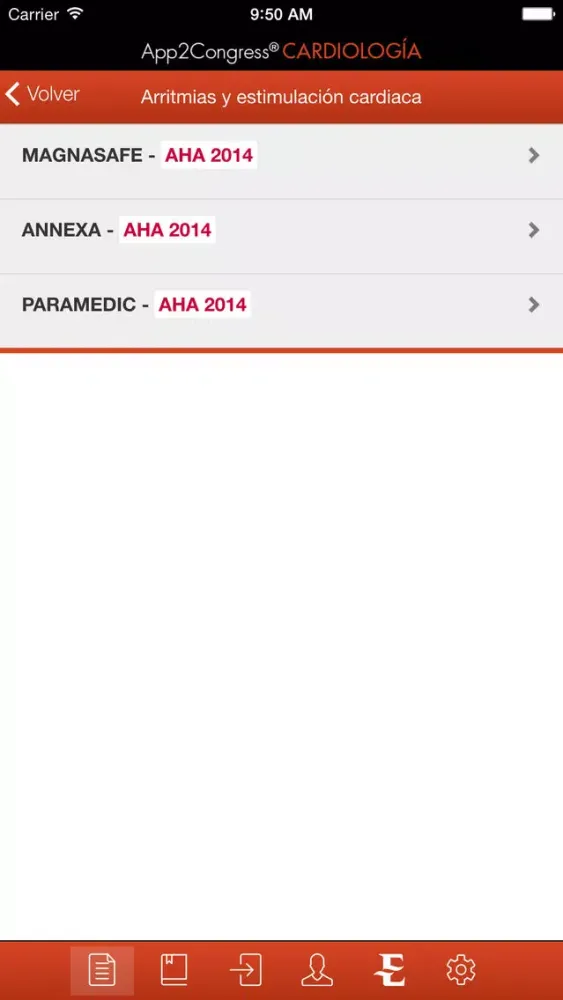 App2Congress. CARDIOLOGY Screenshots