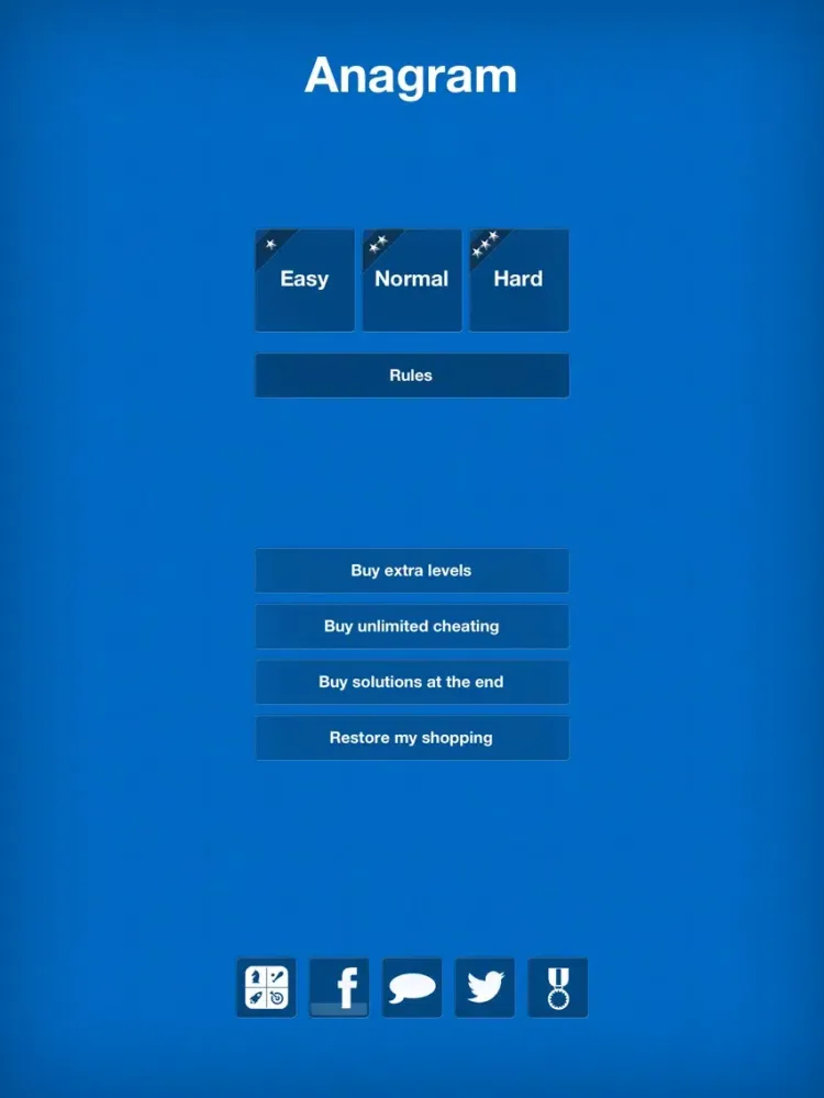 Tangkapan skrin Anagram Game HD iPad 