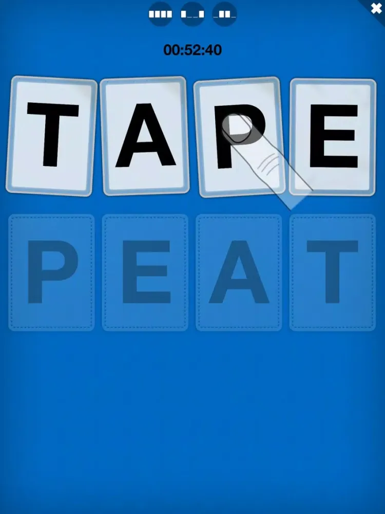 Tangkapan skrin Anagram Game HD iPad 