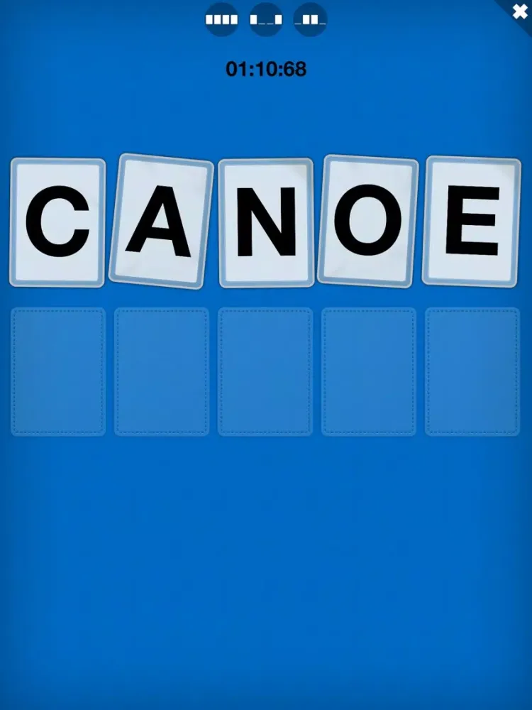 Tangkapan skrin Anagram Game HD iPad 