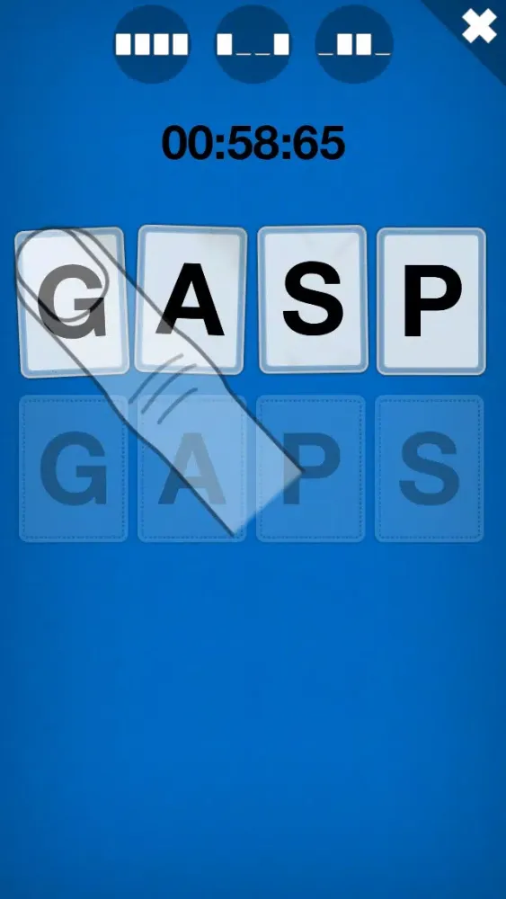 Tangkapan skrin Anagram Game HD