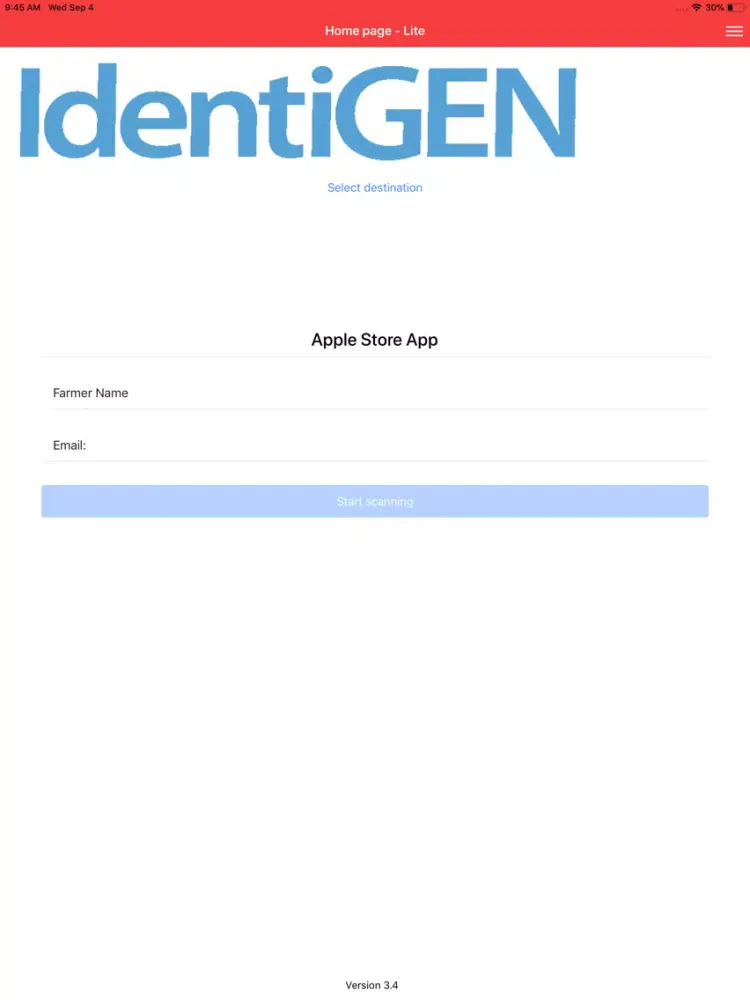 Lite Sampling IdentiGEN iPad 應用截圖