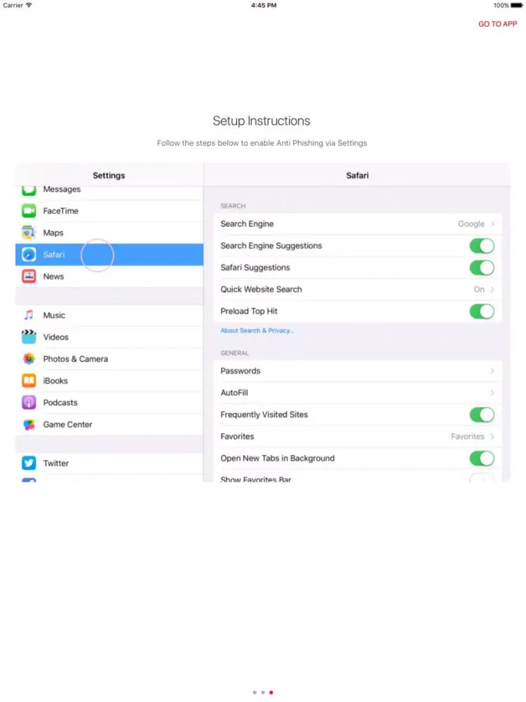 Anti Phishing - Identity Guard iPad  स्क्रीनशॉट