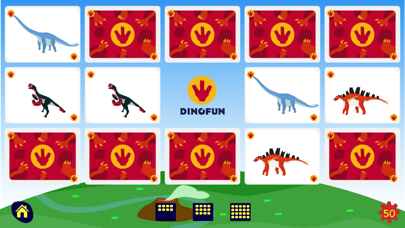 DinoFun - Dinosaurs & games for Kids سکرین شاٹس