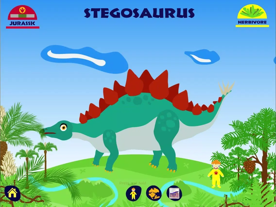 Little DinoFun - Fun Science Dinosaur Toddler Game iPad  Screenshots