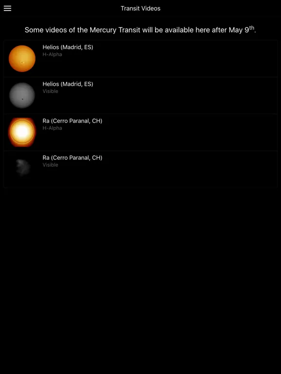 The Sun Now iPad  Screenshots