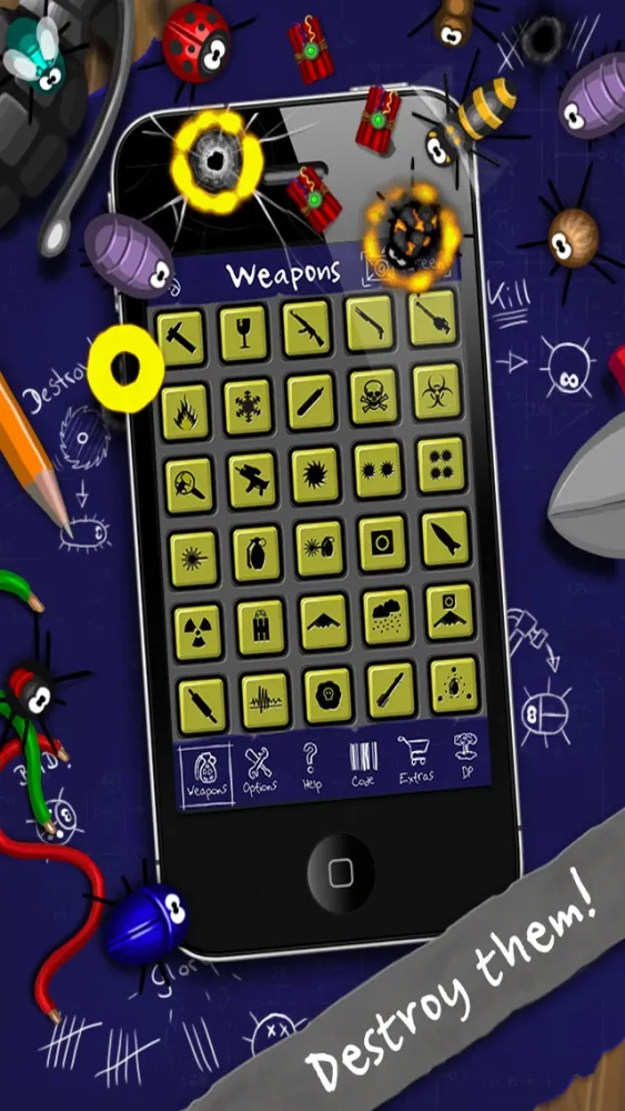 Capturas de pantalla de Pocket Bugs & Photo Destroyer: Destroy insects and relief stress!