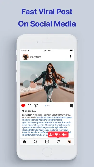 ภาพหน้าจอของ Hashtag generator : top follow