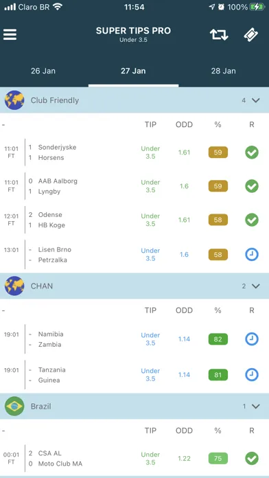 Capturas de tela do Super Tips - Goals Predictions