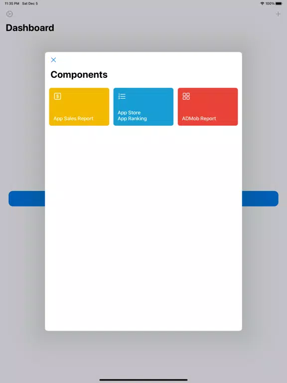 تصاویر iDashboards - App Report iPad 