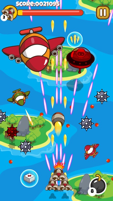 ภาพหน้าจอของ Sky Raiders - Battle Wars