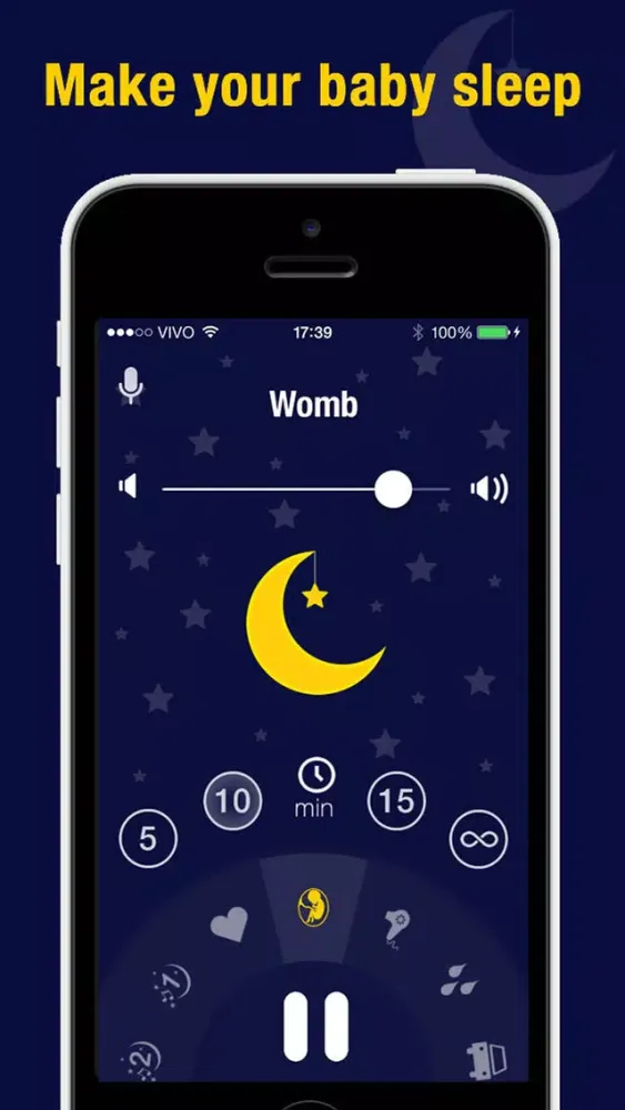 Captures d'écran de Baby Sleep Sounds & Lullabies