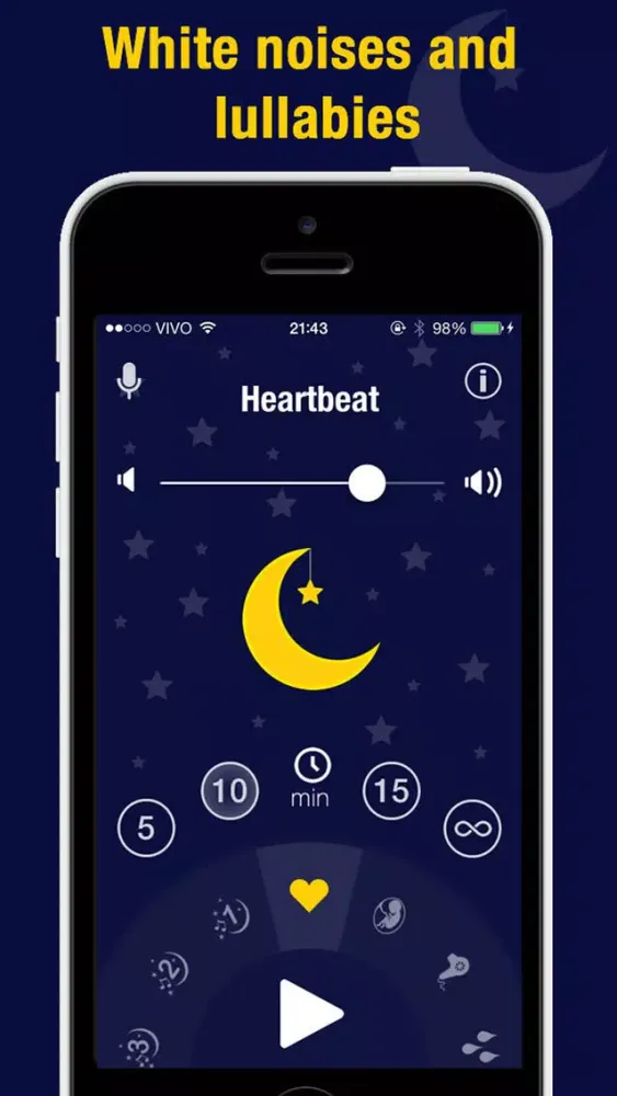 Captures d'écran de Baby Sleep Sounds & Lullabies