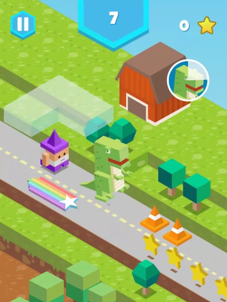 Blocky Dash - Endless Arcade Runner iPad 应用截图