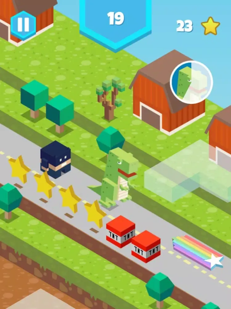 Blocky Dash - Endless Arcade Runner iPad 应用截图