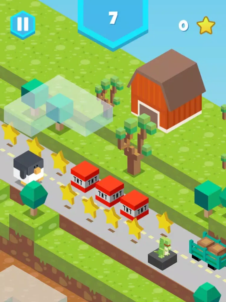 Blocky Dash - Endless Arcade Runner iPad 应用截图