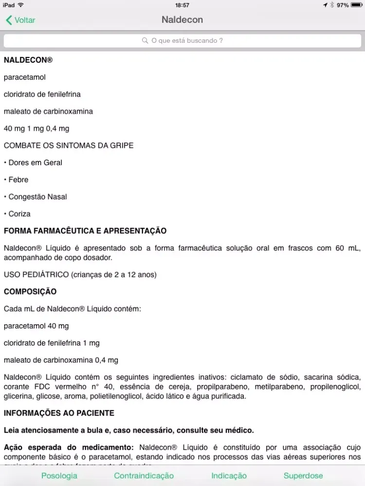 Bulas de A a Z iPad  سکرین شاٹس