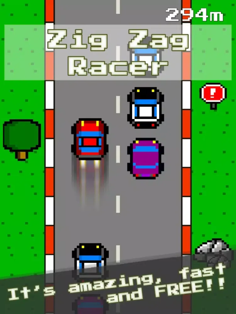 Zrzuty ekranu ZigZag Racer - Insanely Addictive! iPad 