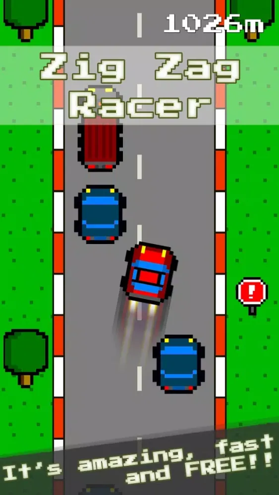 Zrzuty ekranu ZigZag Racer - Insanely Addictive!