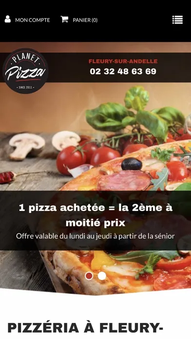 Capturas de pantalla de PLANETPIZZA FLEURY SUR ANDELLE
