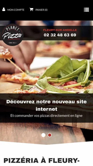 Capturas de pantalla de PLANETPIZZA FLEURY SUR ANDELLE