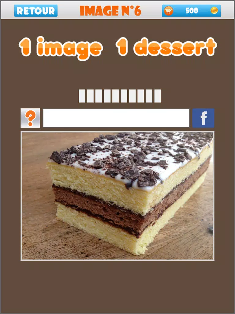 1 image 1 dessert iPad  Screenshots
