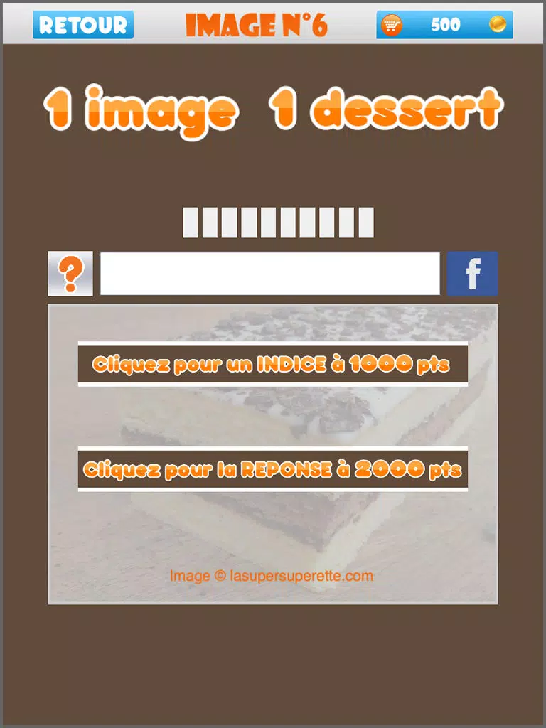 1 image 1 dessert iPad  Screenshots