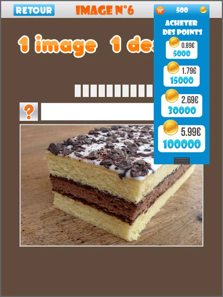 1 image 1 dessert iPad  Screenshots