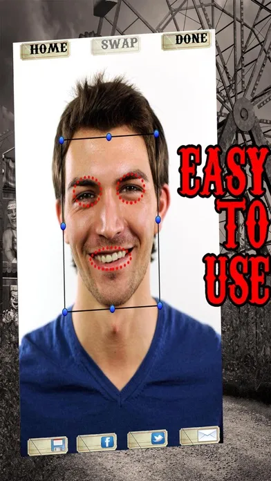 Clown Face - Scary Face Booth Screenshots